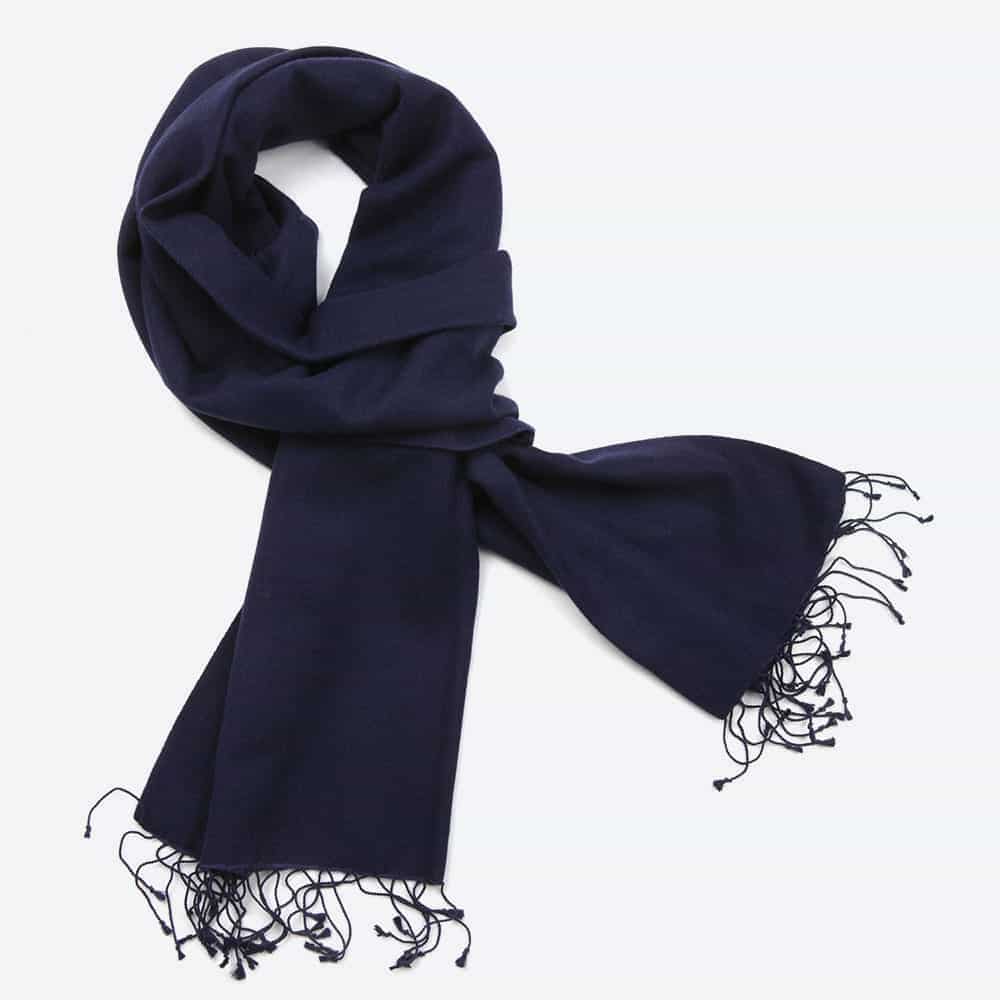 Hand-Knitted Wool Scarf – Image 3